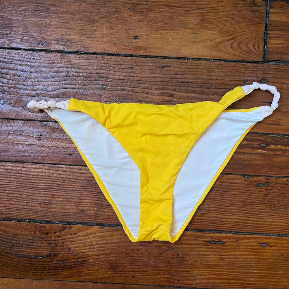Eberjey Yellow Bikini Bottoms M